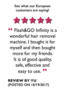 Silk'n Infinity Hair Removal Device with Cleansing Box Bundle